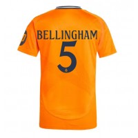 Camiseta Real Madrid Jude Bellingham #5 Visitante Equipación 2024-25 manga corta